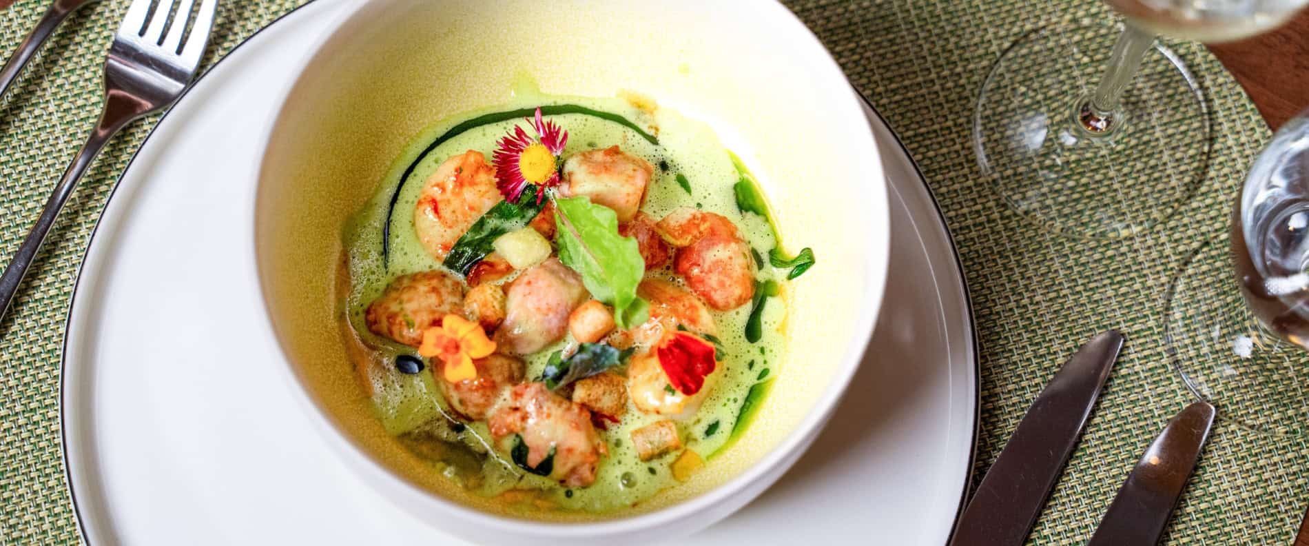 Pfaffenschnittchen – delikates Signature-Gericht des Restaurants Topinambur im Prinzhotel Rothenburg