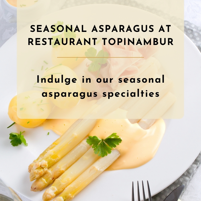 Spargelgenuss im Restaurant Topinambur